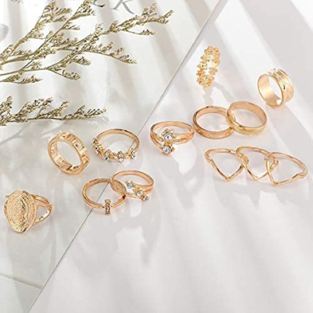 Stacking Rings Set, Stackable Joint Finger Rings … - image 2